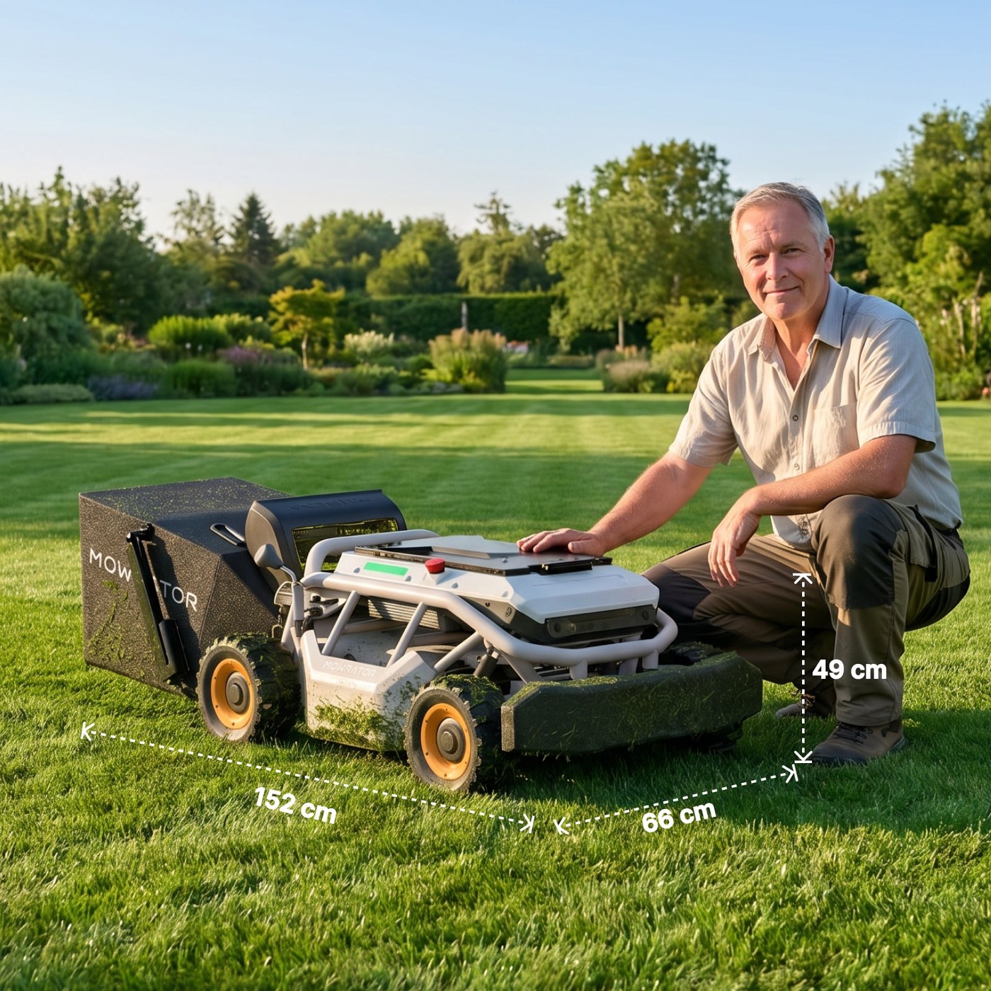 Mowrator S1 4WD Pro+, matt 152x66x49 cm