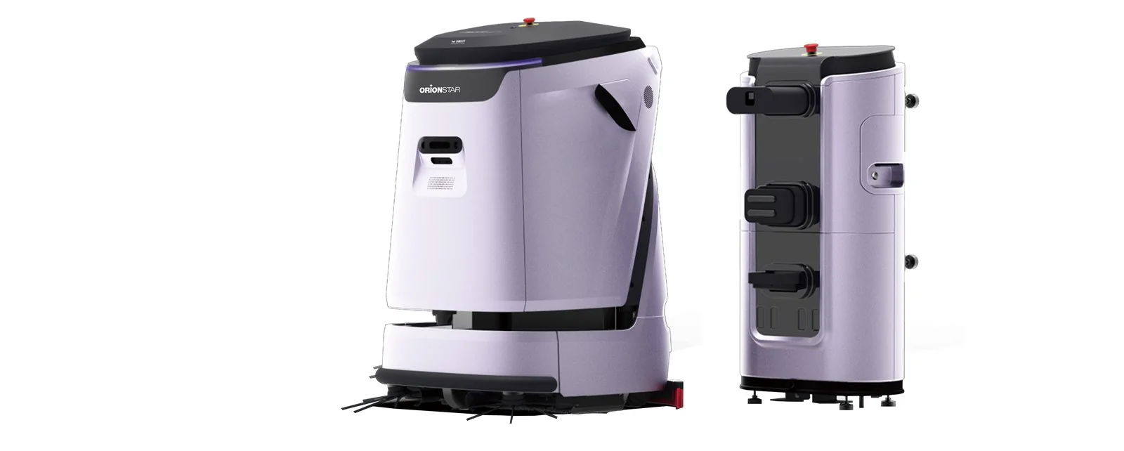 OrionStar CleaniBot C5 - With docking and water station, side view