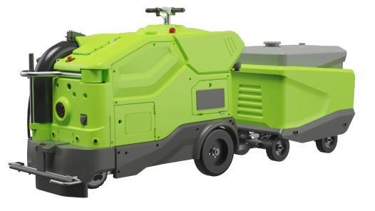OrionStar CleaniBot YJ80 - Urban Street Hydro configuration with 500L extra water tank trailer
