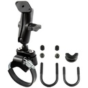 RAM ATV/Side By Side Double Ball Rail Mount with Diamond (AMPS) Base - product photo