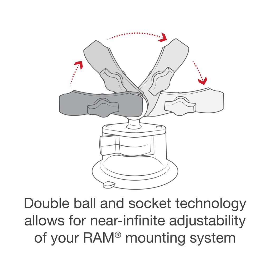 RAM X-Grip Phone Mount with RAM Twist-Lock Suction Cup Base - RAM-B-166-UN7U_3