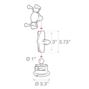 RAM X-Grip Phone Mount with RAM Twist-Lock Suction Cup Base - RAM-B-166-UN7U_4