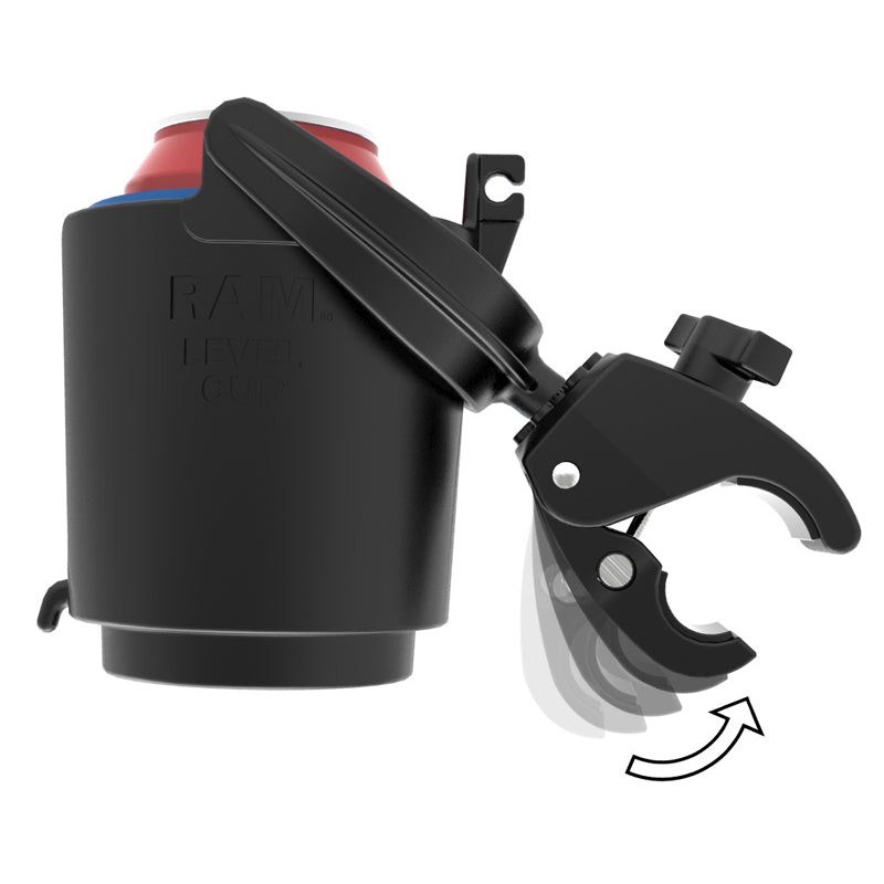 RAM Level Cup 16oz Drink Holder with RAM Tough-Claw Mount - RAM-B-132-400U_3