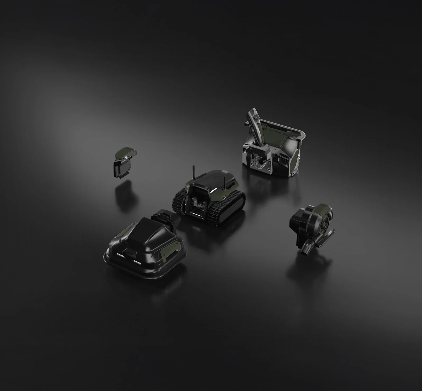 Nortec Explore X1 med alla fyra moduler