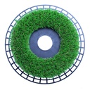 Round artificial-grass barrier - size 60, top view