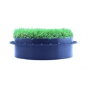 Round artificial-grass barrier small - side profile