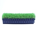Straight artificial-grass edging - angled view