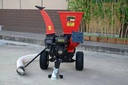 KNDMAX CS703 flishuggare - framifran med pneumatiska hjul