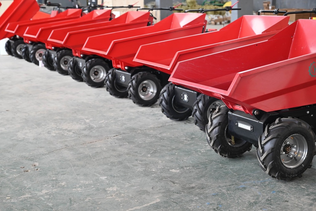 KNDMAX ED500H elektrisk minidumper - fran produktionslinjen hos tillverkaren