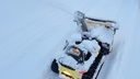 Nortec Explore X1 snöslunga snett uppifrån med utkast