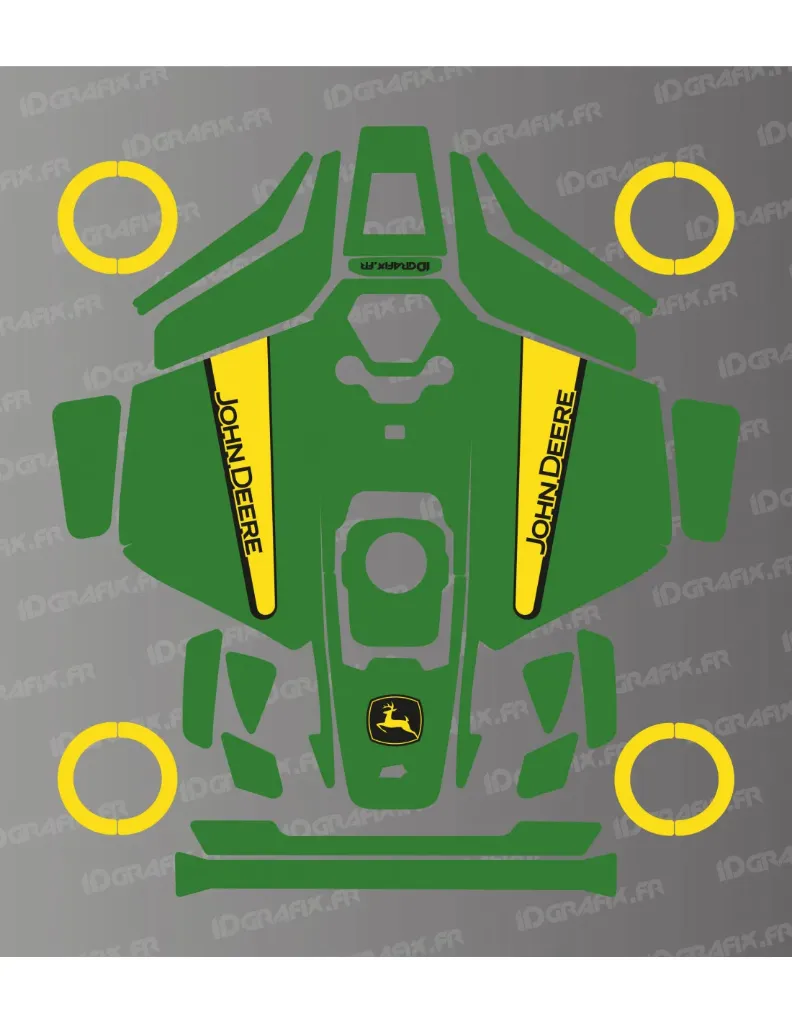 Dekalark för Mammotion LUBA 3 John Deere Edition