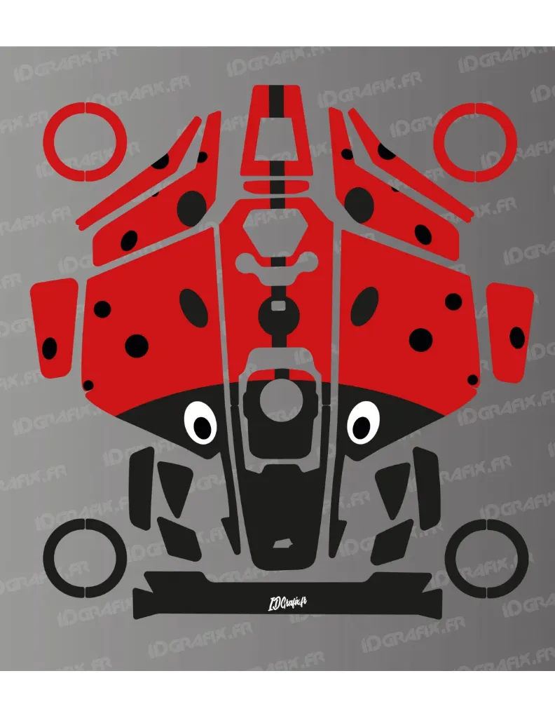 Dekalark för Mammotion LUBA 3 Ladybug Edition