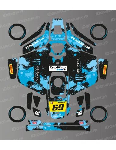 Dekalark för Mammotion LUBA 3 Monster (Blue) Edition