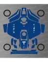 Dekalark för Mammotion LUBA 3 Tesla (Blue) Edition