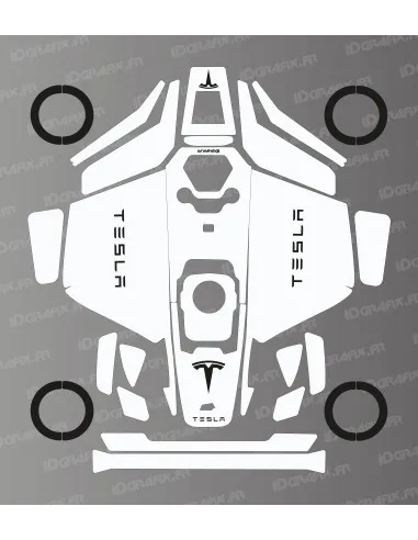 Dekalark för Mammotion LUBA 3 Tesla (White) Edition