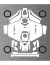 Dekalark för Mammotion LUBA 3 Tesla (White) Edition