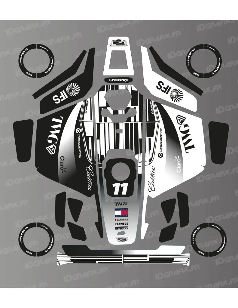Dekalark för Mammotion LUBA 3 Cadillac F1 Edition