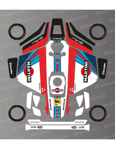 Dekalark för Mammotion LUBA 3 Alfa Romeo Martini Edition