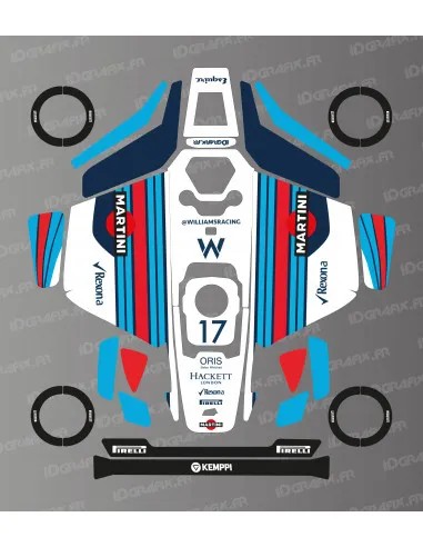 Dekalark för Mammotion LUBA 3 Williams Martini F1 Edition
