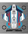 Dekalark för Mammotion LUBA 3 Williams Martini F1 Edition