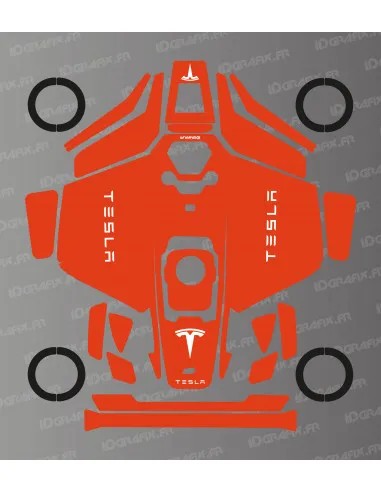 Dekalark för Mammotion LUBA 3 Tesla (Red) Edition