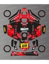 Dekalark för Mammotion LUBA 3 Monster (Red) Edition