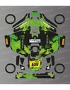 Dekalark för Mammotion LUBA 3 Monster (Green) Edition