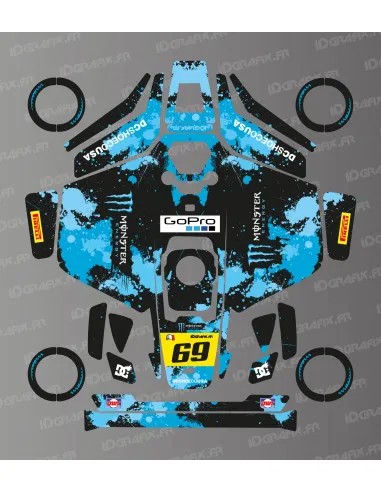 Dekalark för Mammotion LUBA 3 Monster (Blue) Edition