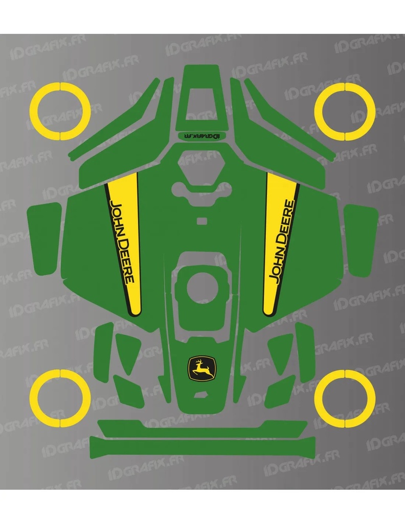 Dekalark för Mammotion LUBA 3 John Deere Edition