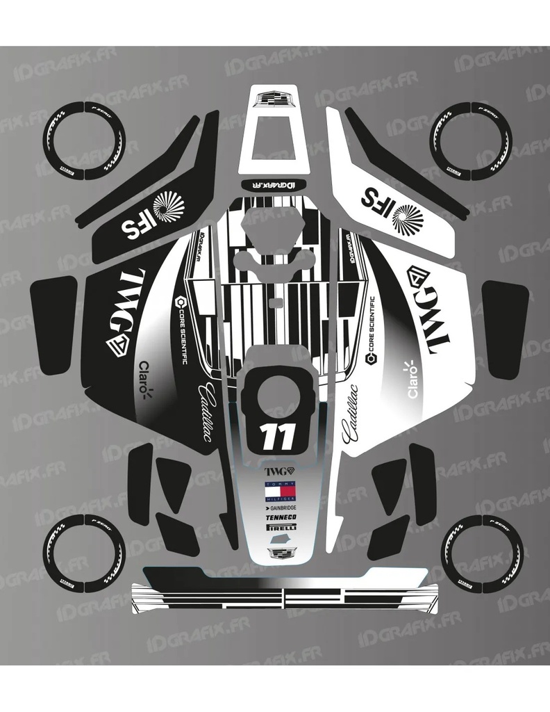 Dekalark för Mammotion LUBA 3 Cadillac F1 Edition