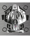 Dekalark för Mammotion LUBA 3 Cadillac F1 Edition
