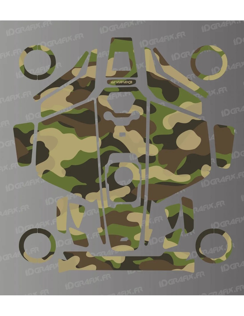 Dekalark för Mammotion LUBA 3 Army Camo Edition