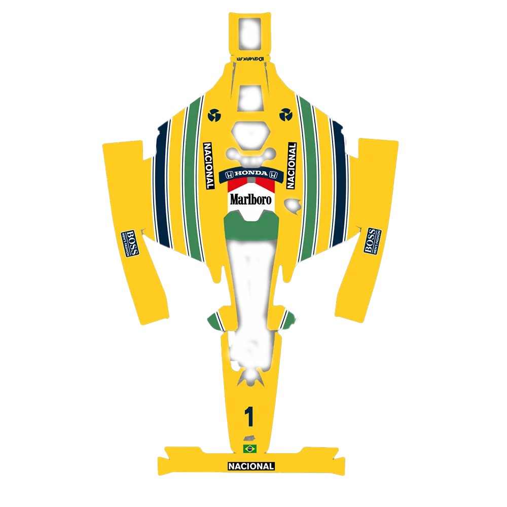 Dekalark för Mammotion LUBA 2 (2024) Ayrton Senna Edition