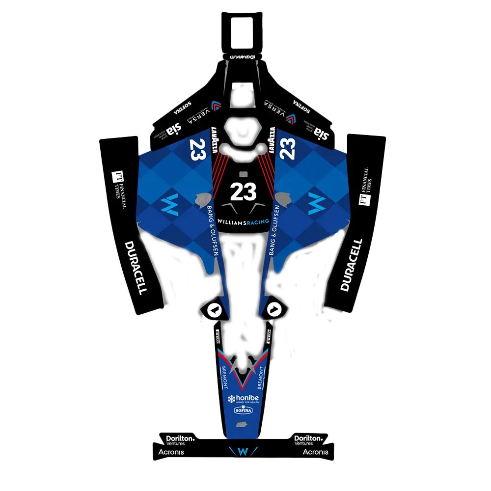 Dekalark för Mammotion LUBA 2 (2024) F1 Williams Edition