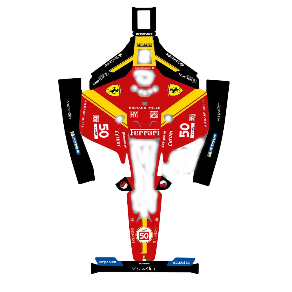Dekalark för Mammotion LUBA 2 (2024) Scuderia Le Mans Edition