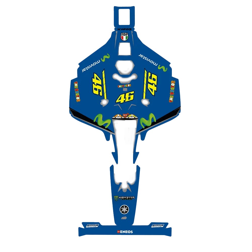 Dekalark för Mammotion LUBA 2X Rossi MotoGP Edition