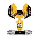 Dekalark för Mammotion LUBA Mini Dewalt NASCAR Edition