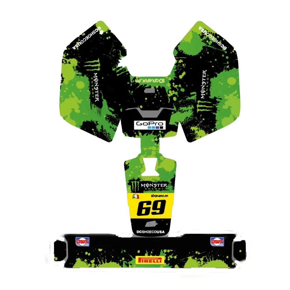 Dekalark för Mammotion LUBA Mini Monster Green Edition