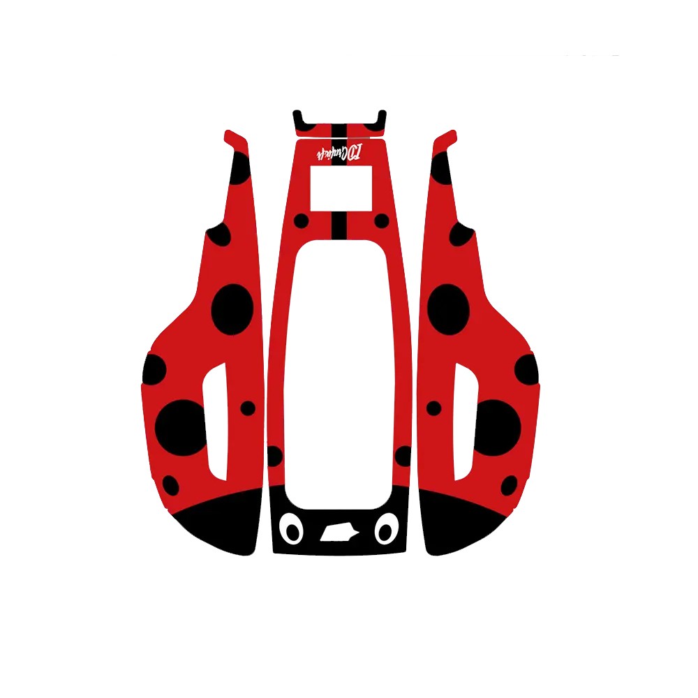 Dekalark för Mammotion YUKA Mini Ladybug Edition