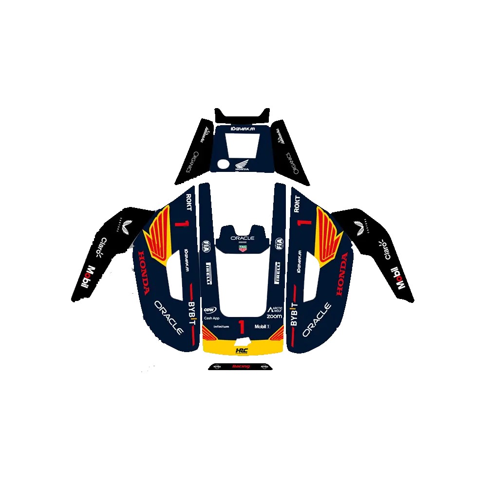 Dekalark för Mammotion YUKA 2000-3000 Honda F1 Edition