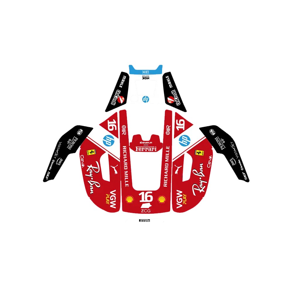 Dekalark för Mammotion YUKA 2000-3000 Scuderia F1 Leclerc Edition
