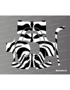 Dekalark för Segway Navimow H Zebra Edition