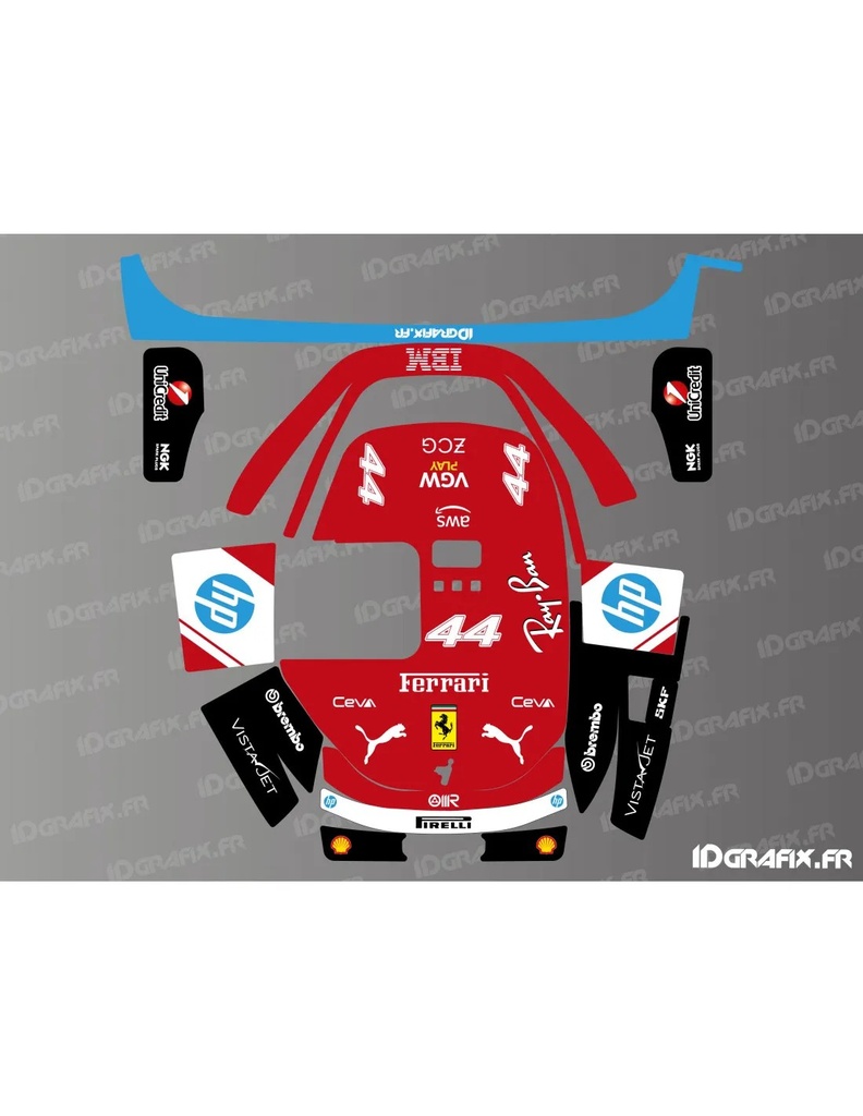 Dekalark för Segway Navimow X3 Scuderia F1 Edition