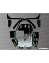 Dekalark för Segway Navimow X3 Mercedes F1 (Russell) Edition