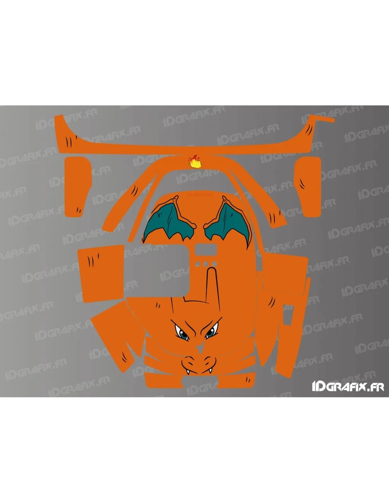 Dekalark för Segway Navimow X3 Charizard Edition