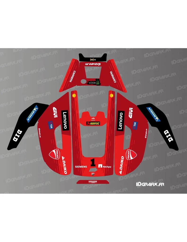 Dekalark för Mammotion YUKA 2000/3000 Ducati Moto GP Edition