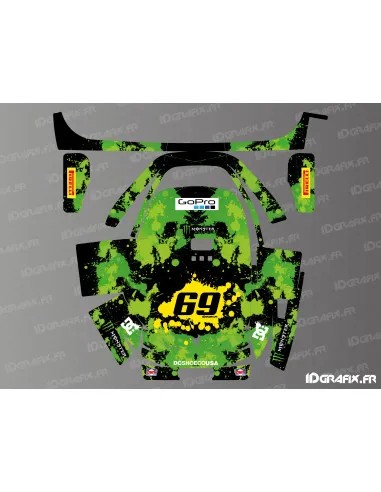 Dekalark för Segway Navimow X3 Monster (Green) Edition