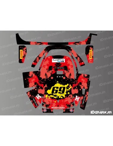 Dekalark för Segway Navimow X3 Monster (Red) Edition