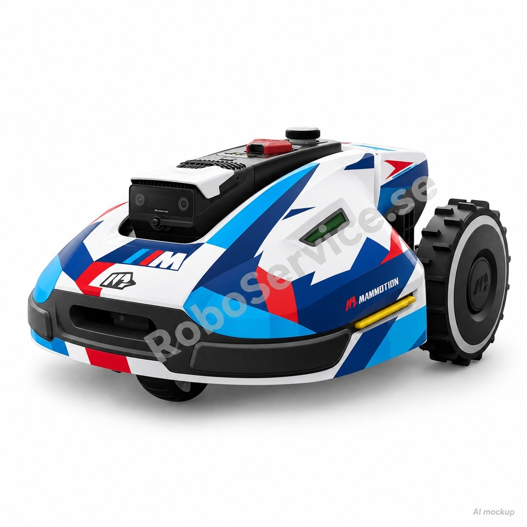 Mockup av BMW Edition på Mammotion YUKA 2000/3000