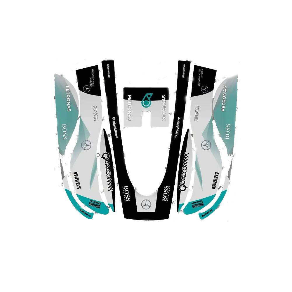 Dekalark för Mammotion Miimo 310-520 F1 Mercedes Edition